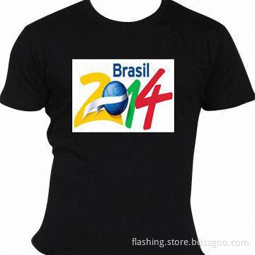 Hot-selling flashing EL T-shirt